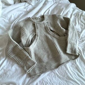 IRO Magic Cut Out 100% Wool Sweater
